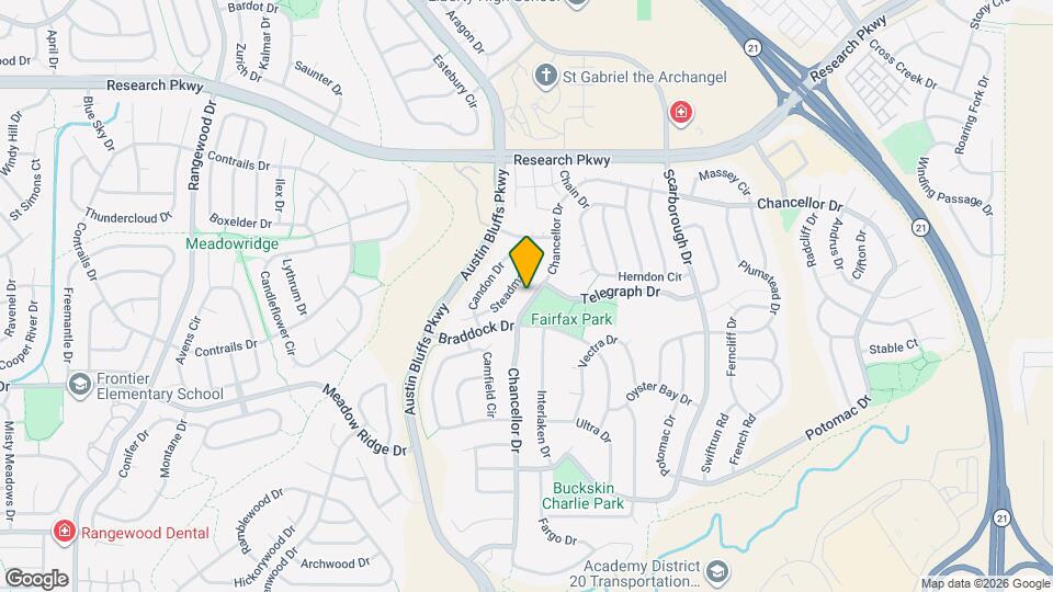 8164 Chancellor Dr Map and Location Details