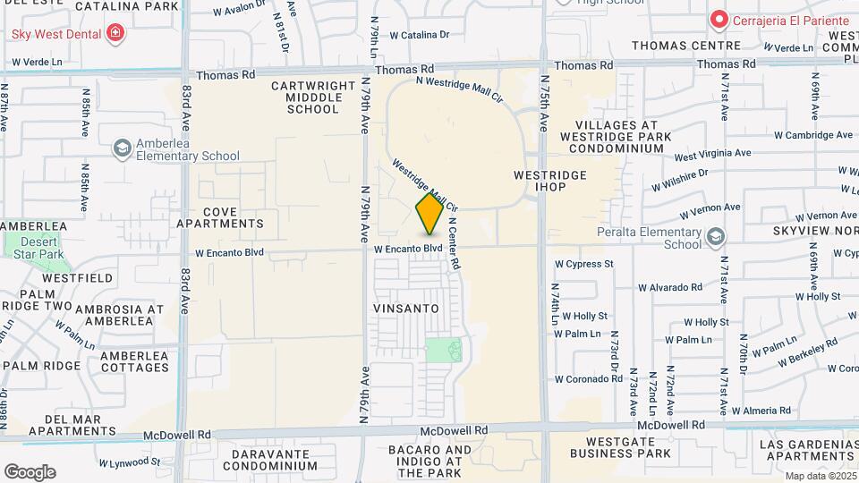 7750 W Encanto Blvd, Unit 25 Map and Location Details