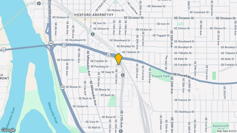3338 SE 16th Ave Map and Location Details