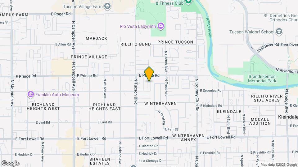 3534 N Palmer Dr Map and Location Details