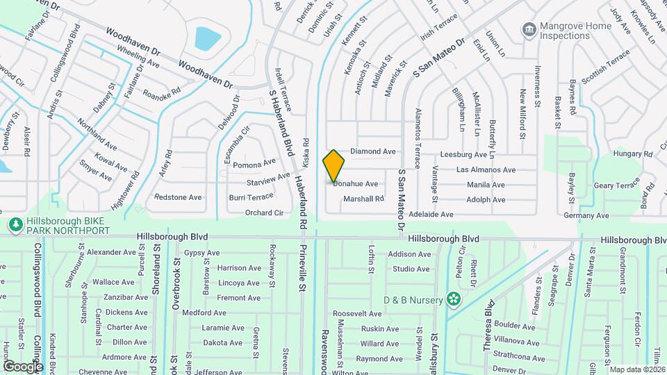 3539 Donahue Ave Map and Location Details