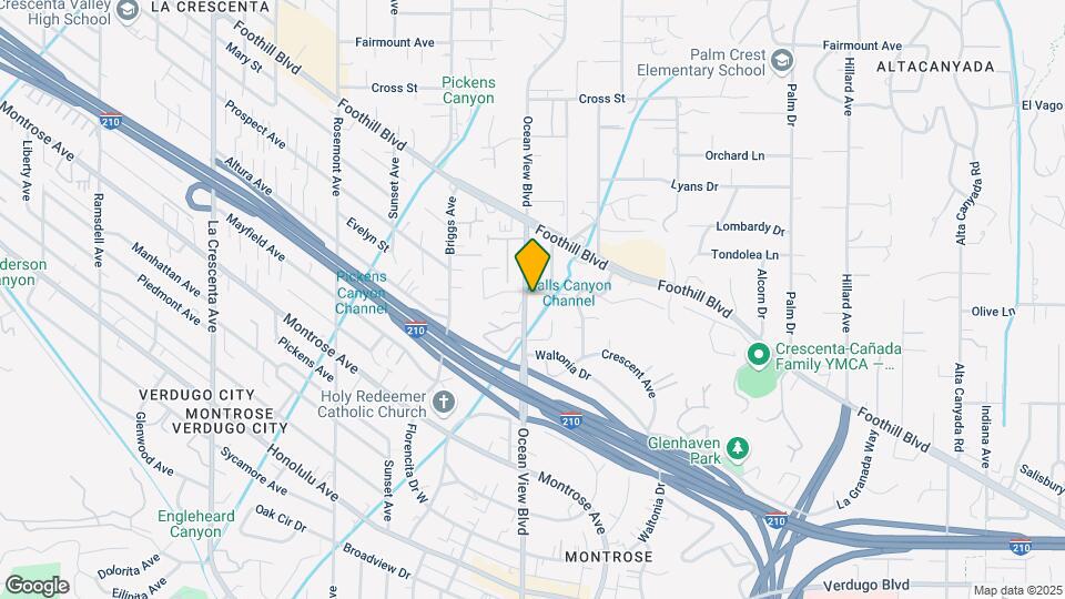 4364-4370 Ocean View Blvd Mapa y Detalles de la Ubicación