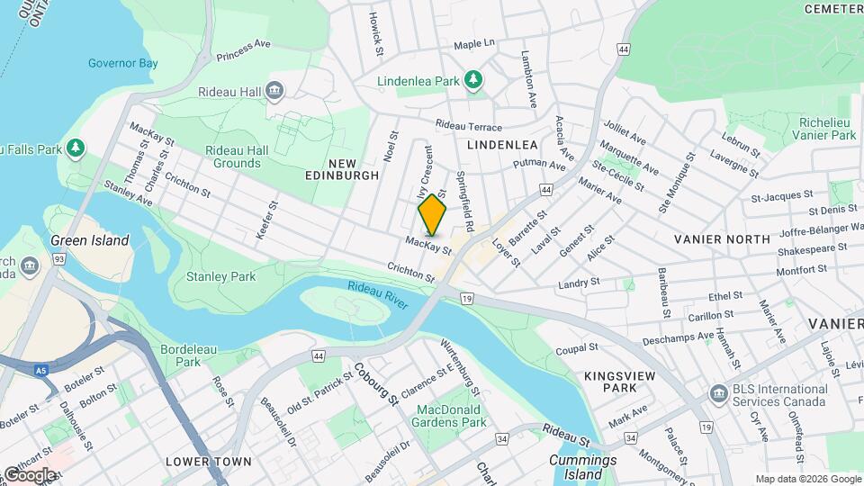 390 Mackay St Map and Location Details