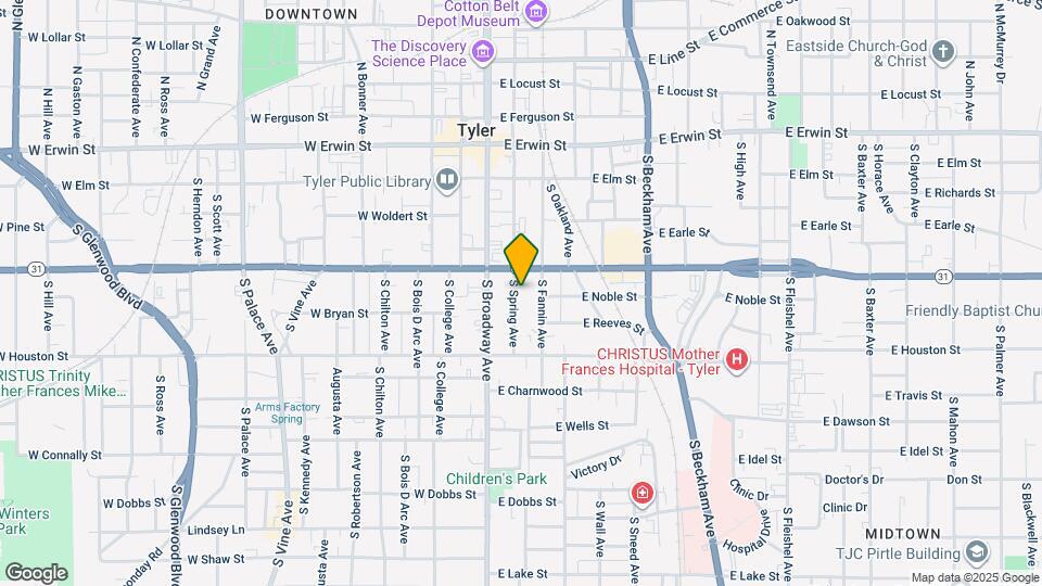 420 S Spring Ave Map and Location Details