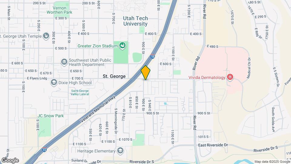 970 E 700 S Map and Location Details