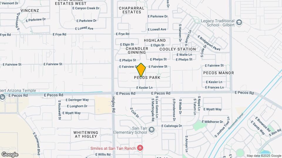 3101 S Sunnyvale Ave Map and Location Details