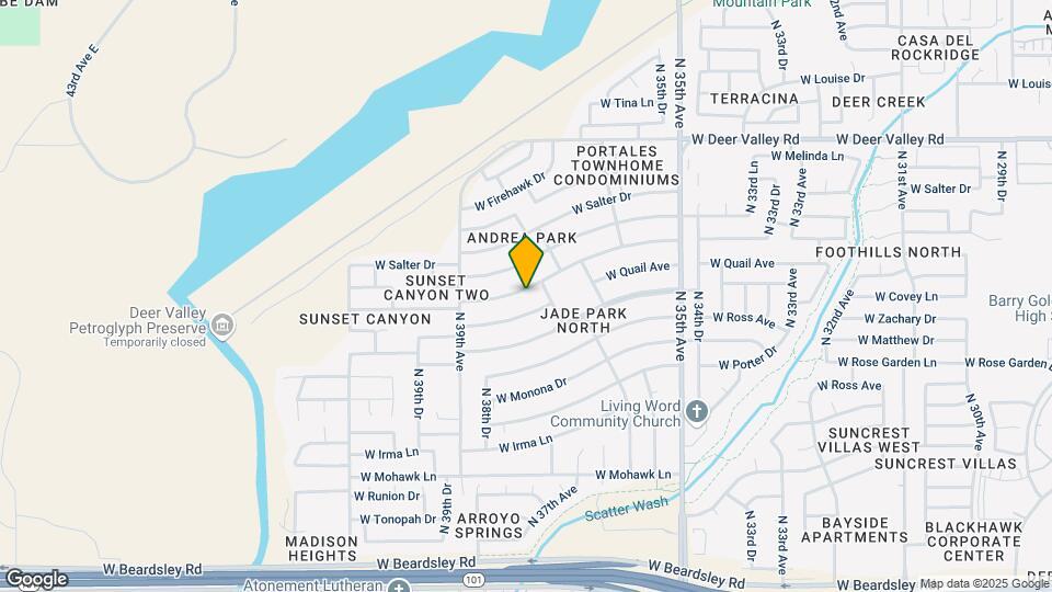 3713 W Lone Cactus Dr Map and Location Details