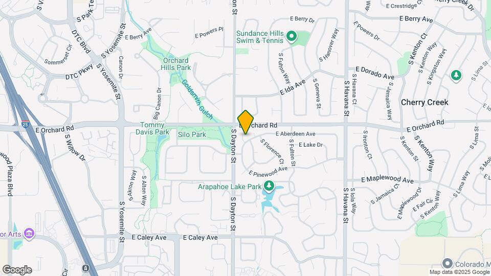 5932 S Dayton Ct Map and Location Details