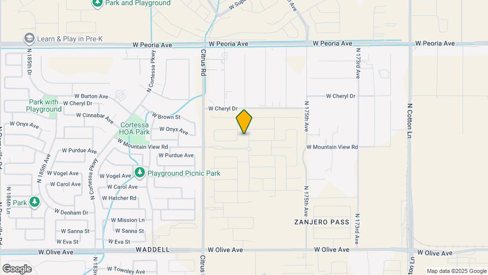 17709 W Turquoise Ave Map and Location Details