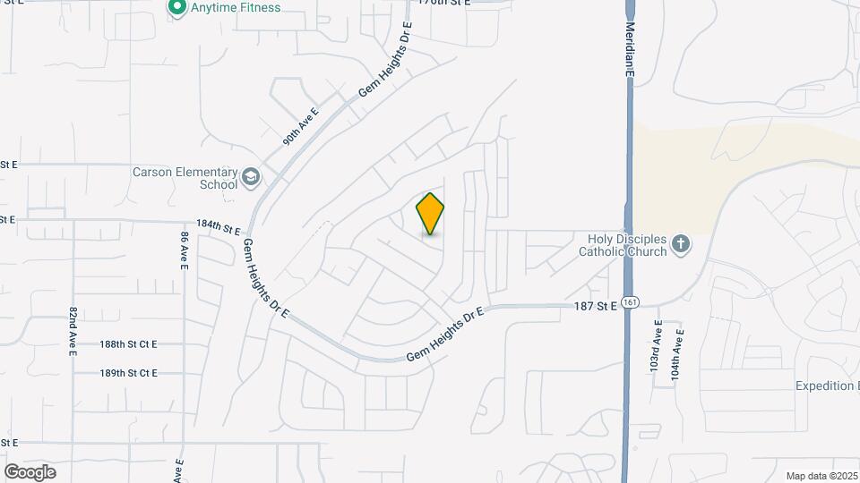 18447 95th Ave E Map and Location Details