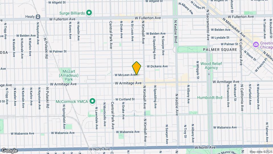 3429 W McLean Ave Map and Location Details