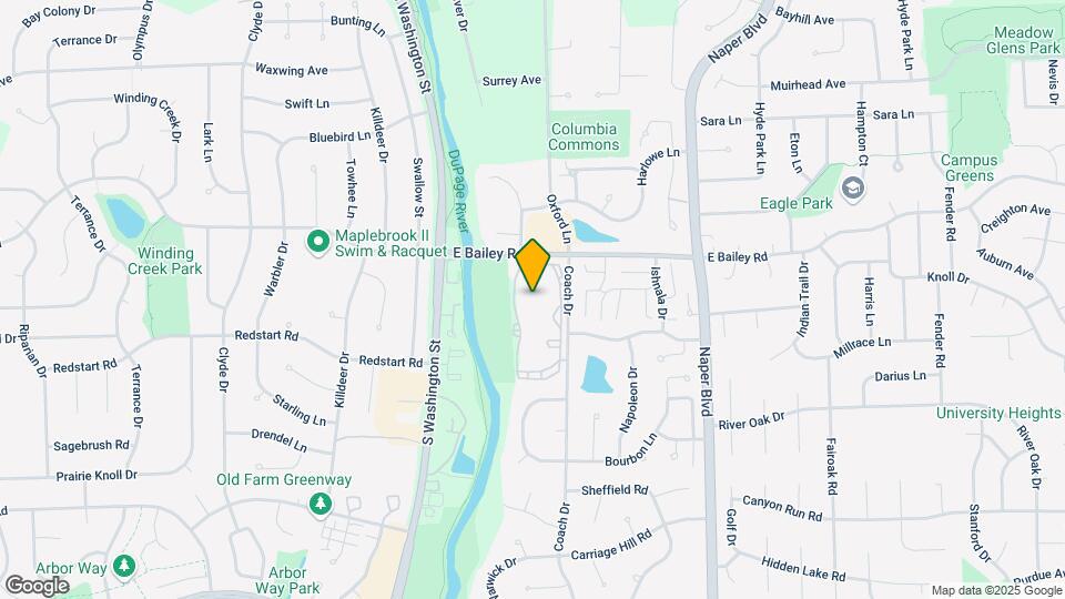 108 E Bailey Rd, Unit G Map and Location Details