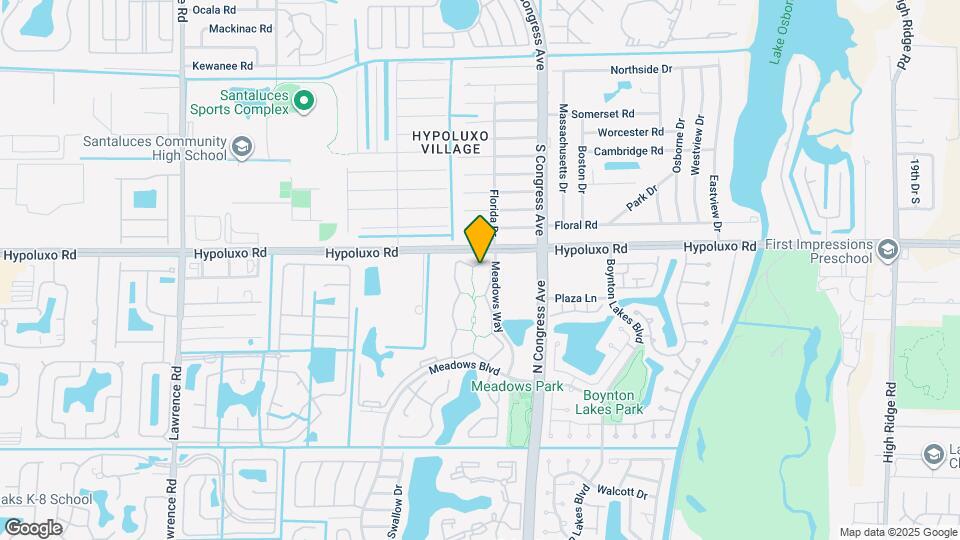 707 Meadows Cir, Unit 707 Map and Location Details