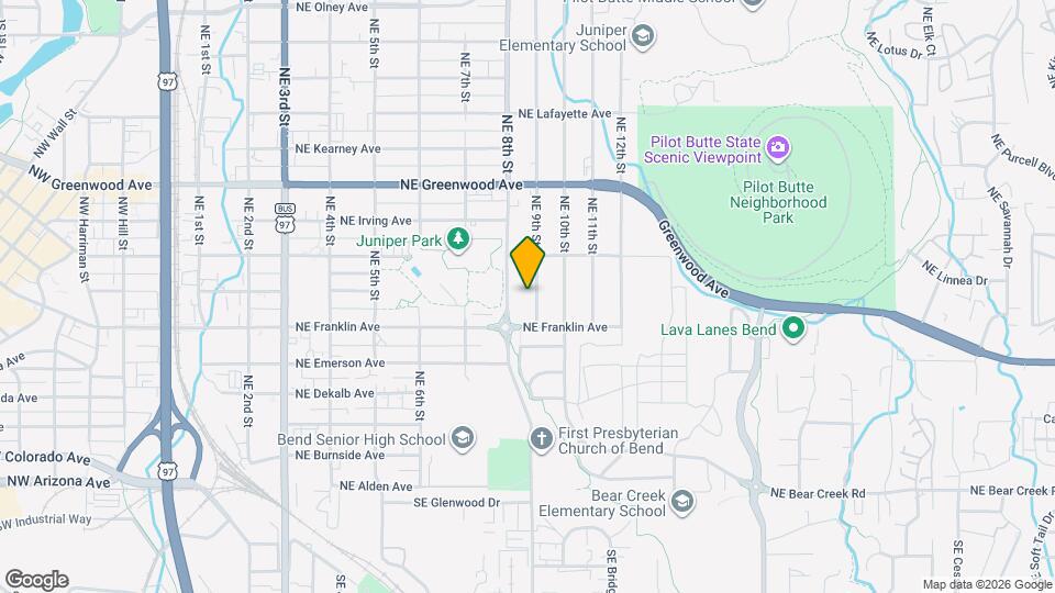653 NE 9th St Map and Location Details