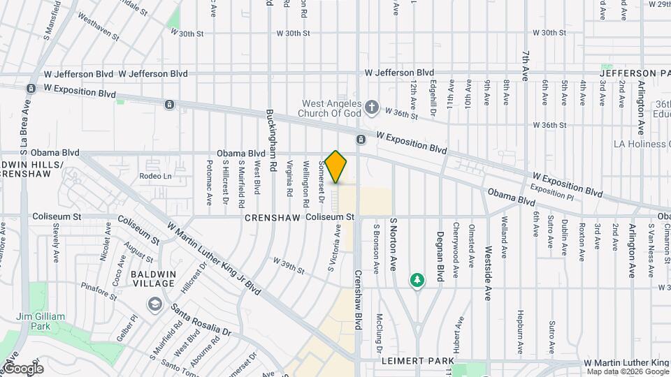 3705 S Victoria Ave Map and Location Details