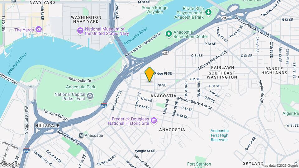 1324 T St SE Map and Location Details