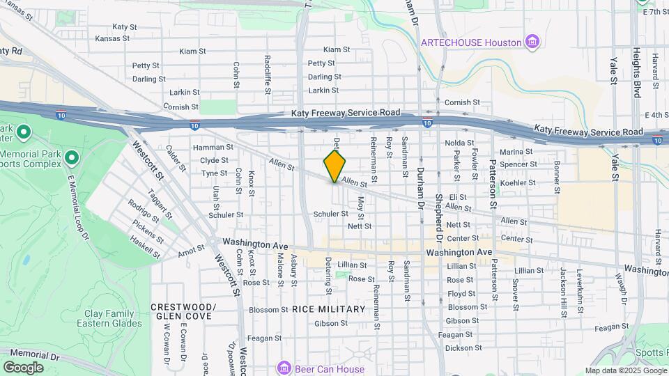 1353 Studer St Map and Location Details