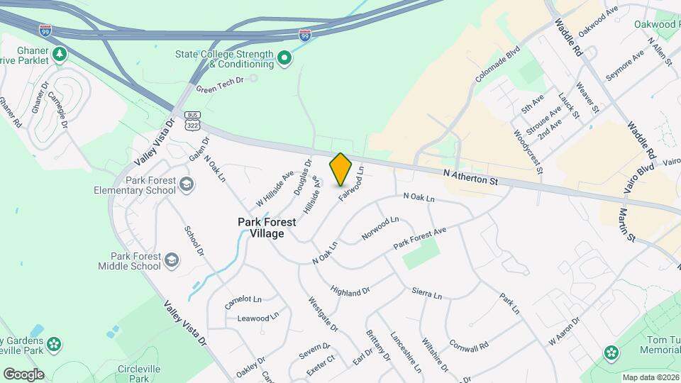 1931 Fairwood Ln Map and Location Details