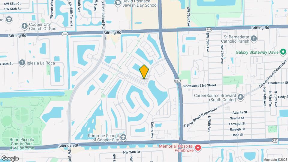 8290 NW 39th Ct Map and Location Details