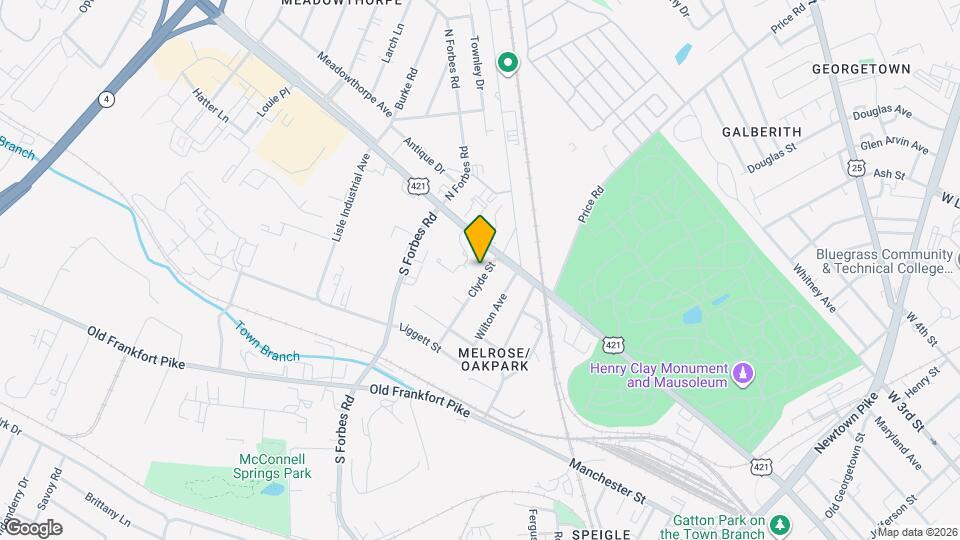 107 Clyde St Map and Location Details