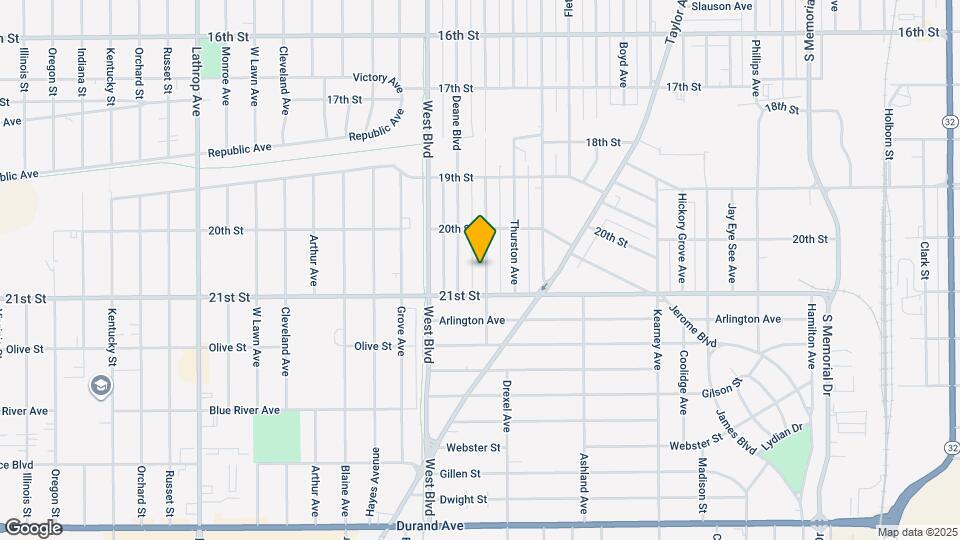 2040 Quincy Ave, Unit 2 Map and Location Details