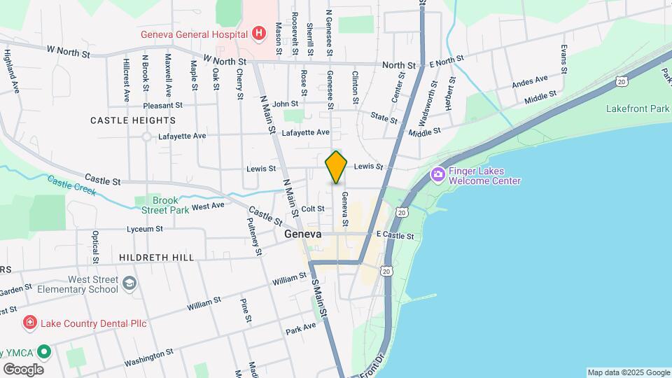 163 Genesee St Mapa y Detalles de la Ubicación