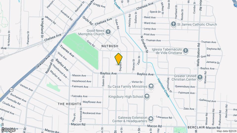 1419 Depass Rd Map and Location Details