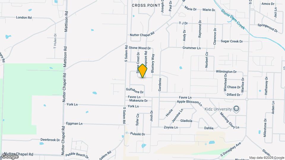 2745 Silver Crest Dr Map and Location Details