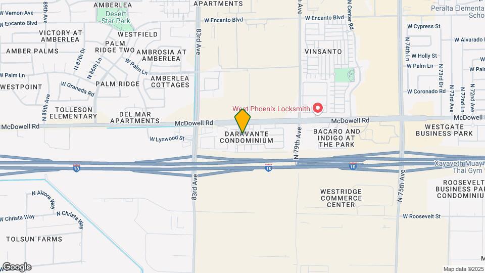 8147 W Lynwood St Map and Location Details