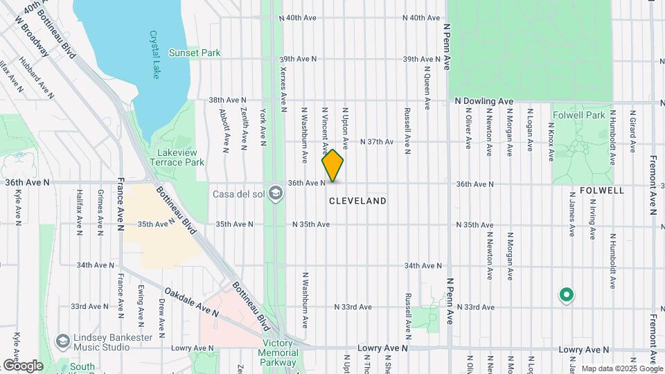 3546 N Vincent Ave Map and Location Details