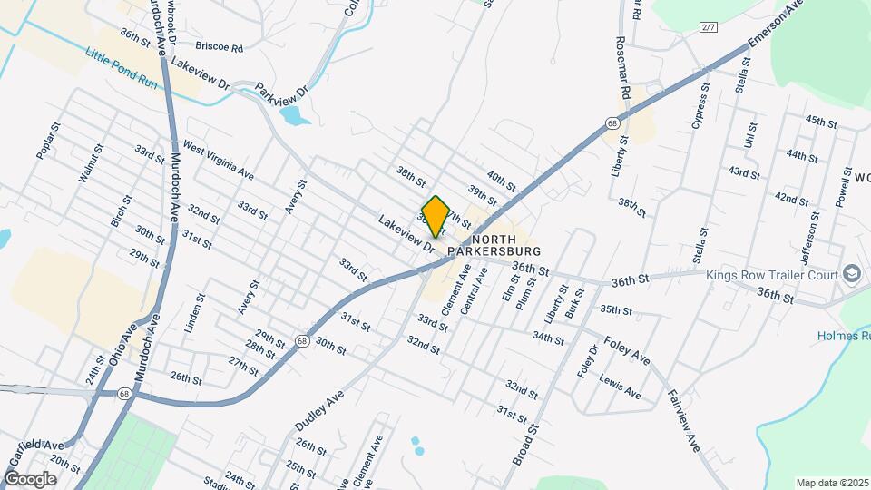 1321 Lakeview Dr Map and Location Details