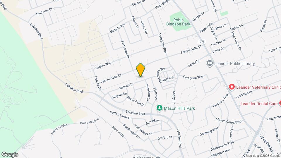 1621 Stinnett Dr Map and Location Details