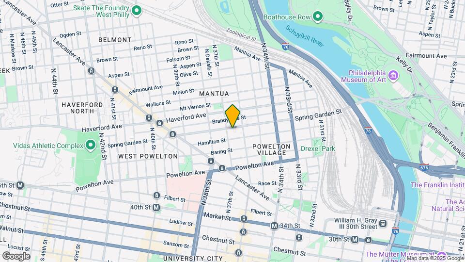 3614 Spring Garden St Map and Location Details