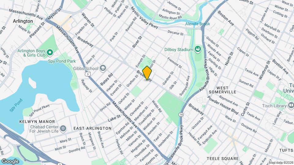 76 Winter St, Unit B Map and Location Details