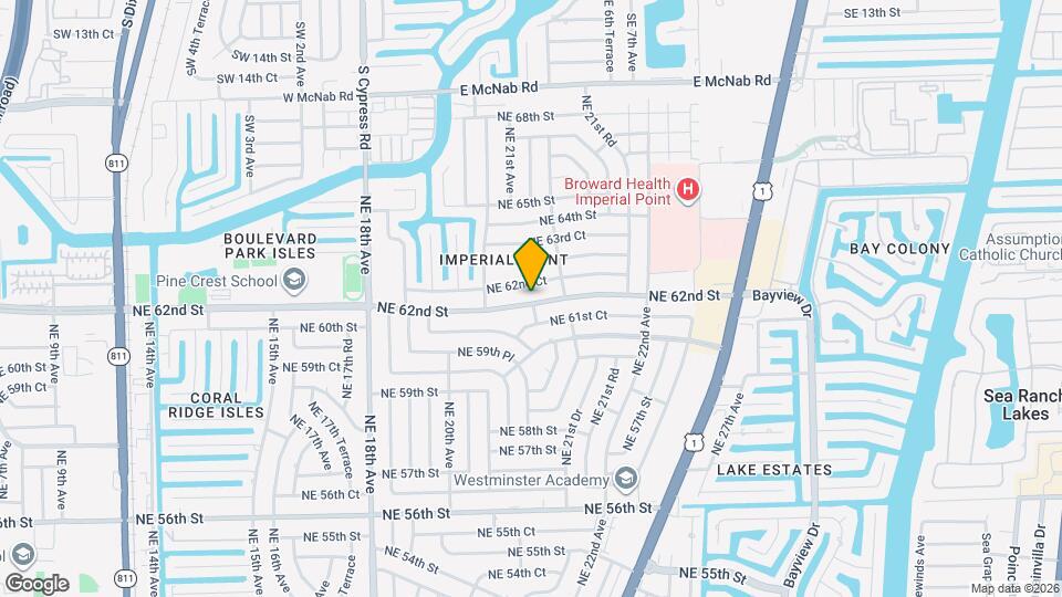 2121 NE 62nd St Map and Location Details