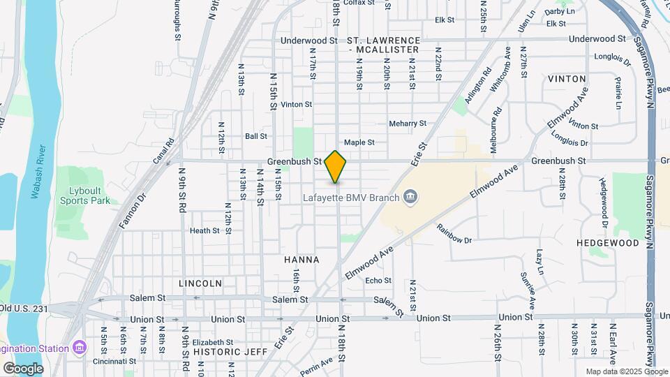 1310 N 18th St Map and Location Details