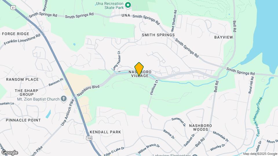 Townhomes of Nashboro Village Apartments Map and Location Details