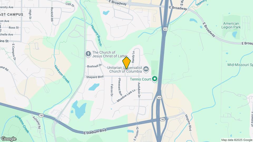 2500 Bluff Blvd Map and Location Details