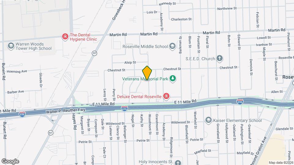 27261 Woodmont St Map and Location Details