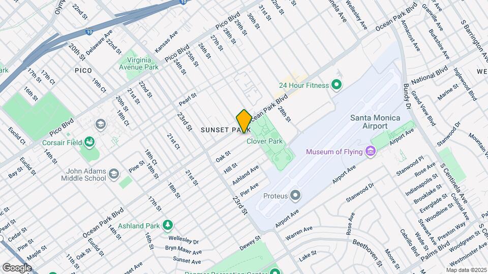 2453 Oak St Map and Location Details