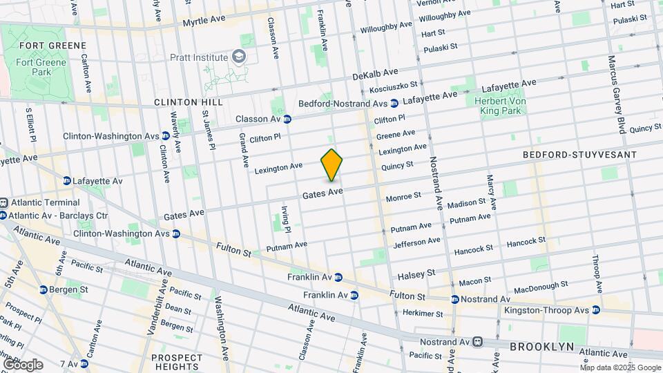 257-261 Gates Ave Mapa y Detalles de la Ubicación