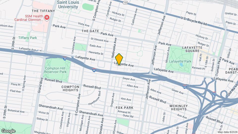 1712 Oregon Pl Map and Location Details