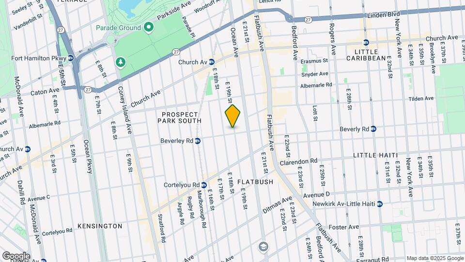 1819 BEVERLY RD Mapa y Detalles de la Ubicación