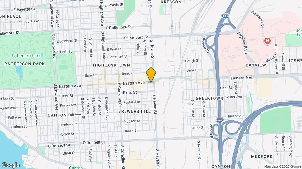 4017 Postcode Map 4017 Eastern Ave | Rentals in Baltimore, MD