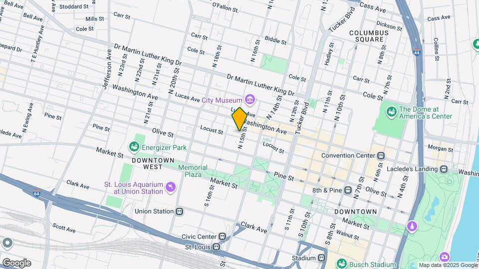 1511 Locust St Map and Location Details