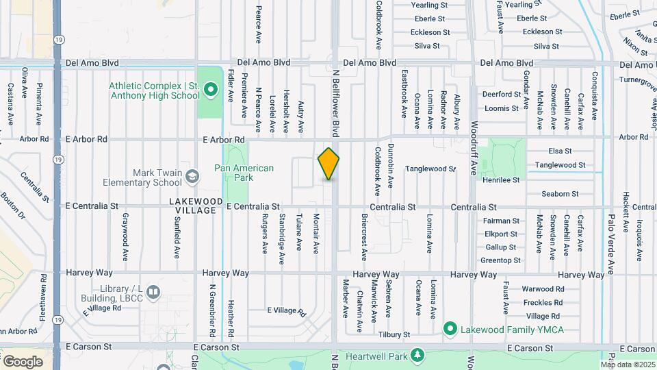 4535 N Bellflower Blvd Map and Location Details
