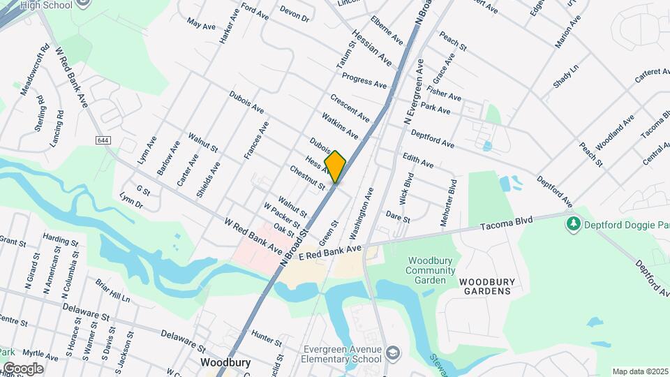 688 N Broad St Map and Location Details