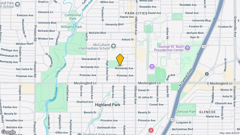 3458 Normandy Ave Map and Location Details