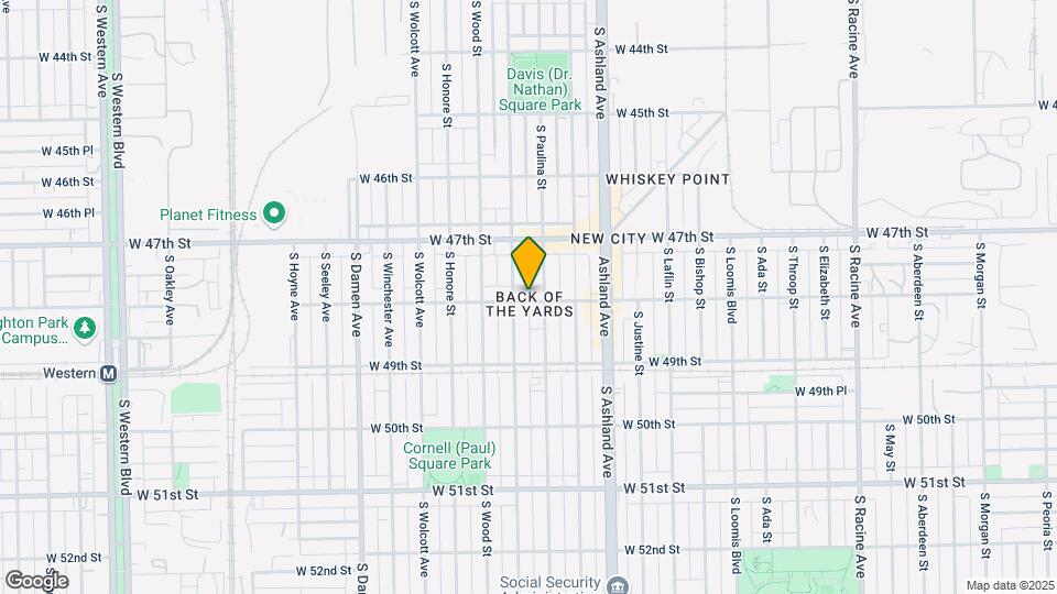 1712 W 48th St Map and Location Details