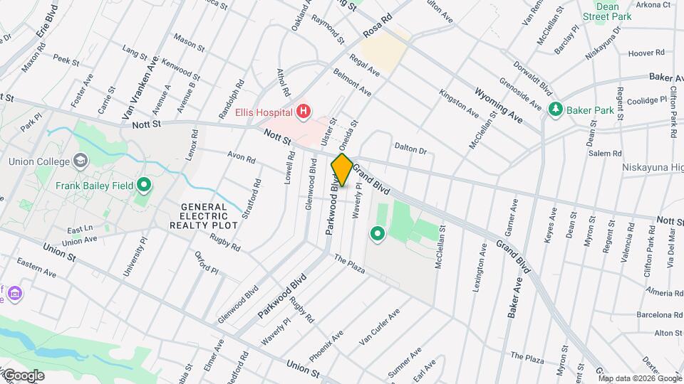 1338 Parkwood Blvd Map and Location Details